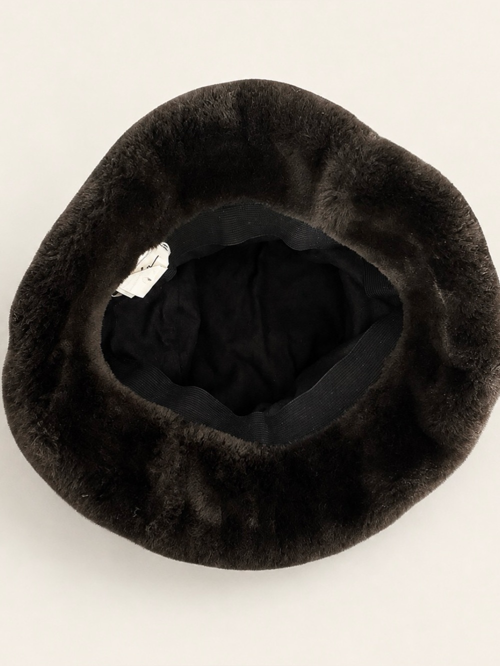 Genuine Brown Suede Bucket Hat Made in Canada - Picture 4 of 6